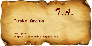 Tuska Anita névjegykártya